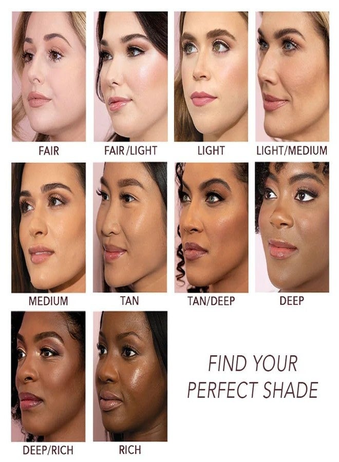 DOLL 10 NO. T.C.E. Super Coverage Serum Full Coverage Foundation Makeup for Mature Skin – Hydrating Formula w/Peptides – Full Coverage Makeup – Clean, Vegan, Cruelty-Free - 60 Day Supply - (Light/Medium) - Image 2